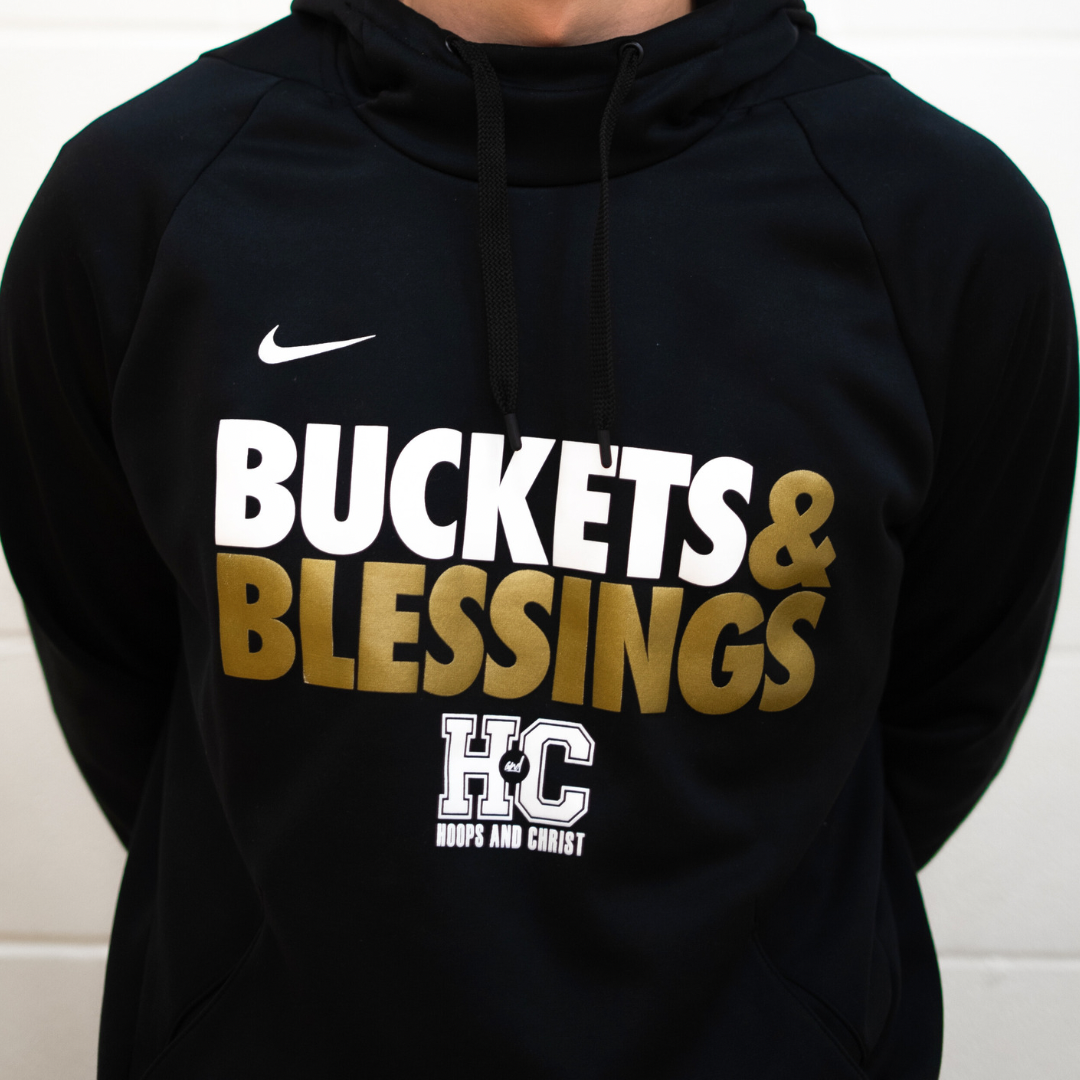 Buckets&Blessings Hoodie | Wht & Gld